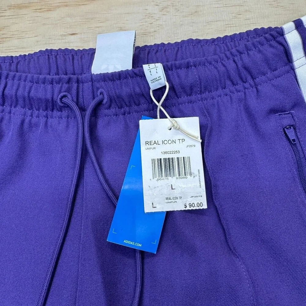 NEW Real Madrid Adidas Terrace Icons Track Pants Mens Jogger Pants LG JF2579